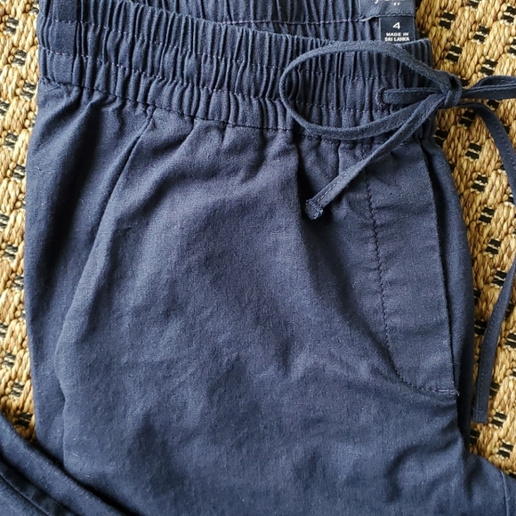 J. Crew Linen Cotton Drawstring Pant Size 4 - Picture 8 of 8